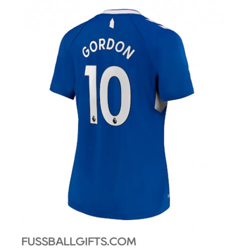 Everton Anthony Gordon #10 Fußballbekleidung Heimtrikot Damen 2022-23 Kurzarm